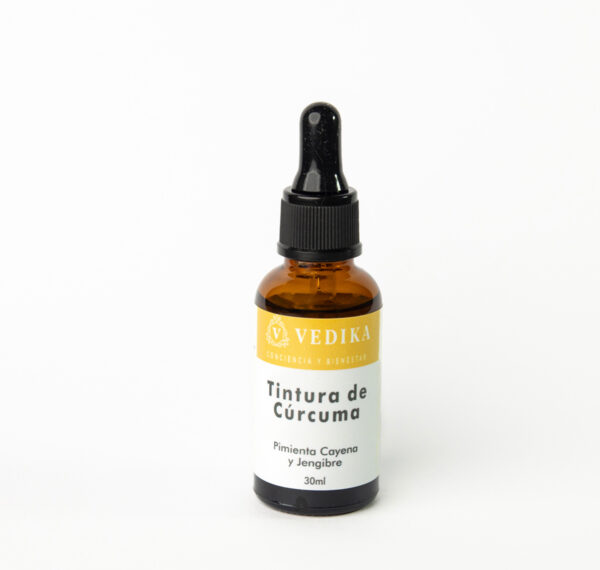 Tintura de Cúrcuma con Jengibre y Pimienta Cayena